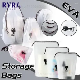 Storage Bags 1/3pcs Bag Eco Plastic Anti-abrasion Travel Luggage Shoe Dustproof Cosmetic Women Makeup