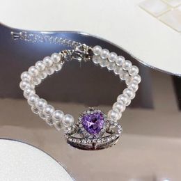 20Style Exquisit Designer Perlenkette voller Diamond Round Ball Anhänger Halskette Halskette Luxusschmuck für Frauen Valentinstag Geschenke