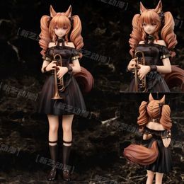 Action Toy Figures 25cm Brown Piil Cute Girl Anime Girl Figure Action Figure Collection Model Doll Toys Gift Box packaging Y240516