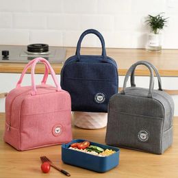 Storage Bags Portable Lunch Bag Box Thermal For Food Children Aluminum Foil Lunchbox Insulation School Work