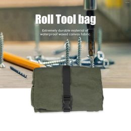 Storage Bags Roll Tool Multi-Purpose Up Bag Wrench Pouch Hanging Zipper Carrier Tote