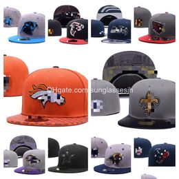 Ball Caps Summer Designer Fitted Hats All Team Basketball Snapbacks Letter Sports Outdoor Embroidery Cotton Flat Fl Closed Beanies L Dh0Kv
