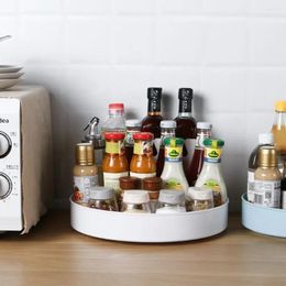 Kitchen Storage Fruit 360°rotating Creative Spice Organizer Home Tool Tray Bottle Rack Seasoning Household Supplies