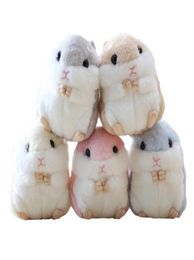 Cute Girls y Mini Hamster Keychain Women Faux Fur Pompom Key Chain Trinkets Handbag Car Key Ring Holder Jewellery Party Gift1 555 Q26496056