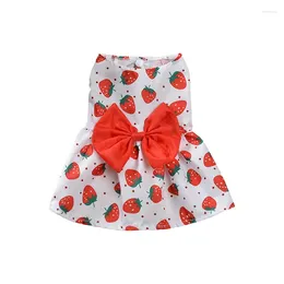 Dog Apparel Pet Supplies Small Flower Princess Dress Clothes Cute Skirt Summer Thin Accessories Mascotas