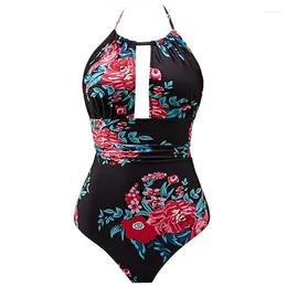 Women's Swimwear Women Bathing Suits Tummy Control Sexy Slimming Soft Stretchy Backless Halter Push Up High Waisted For Beach