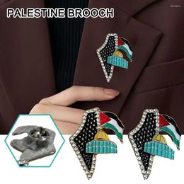 Brooches Exquisite And Fashionable Arab Map Palestine Scarf Brooch For Men Women Temperament Pins National Badge Backpack Hat Sh D0P1
