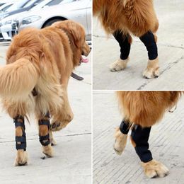 Dog Apparel Bandages Leg Knee Hock Brace Straps Protection For Small Joint Bandage Wrap Supplies Pet Band