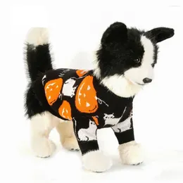 Dog Apparel Halloween Costume Cat Sweater Pumpkin Fall Clothes For Small Medium Large Dogs Puppy Warm Cloths Accessories