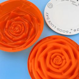 Baking Moulds Silicone Large Rose Cake Mold Single Tray DIY Tool Valentine's Day Mould 170