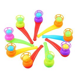 Decompression Toy 12 Fun Magic Blowpipe Float Ball Games Childrens Birthday Party Discount Keepsakes Carnival Christmas Party Award Pi atas Toys B240515