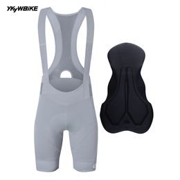 YKYWBIKE Cycling Bib Shorts Men Summer Road Bike Bibs Bicycle Short Tights MTB Cycling Clothing Pro Team 6H Padded Shorts 240515