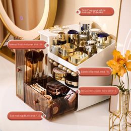 Storage Boxes Cosmetics Shelf Desktop Organizer Dresser Skin Care Product Box