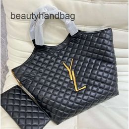 YS bag bag shopping ysllbag oversized designer women handbags icare maxi black quilted lambskin tote shoulder shopper aconite bags