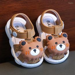 First Walkers 2024 Fashion Baby Girls Sandals Children Beach Cartoon Infant Toddler Shoes Comfortable Soft Sole Kids Student