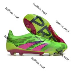 preditor football boots Gift Mens Womens predetor elite cleats Accuracies Elites FG Cleats Tongued Soccer Shoes Laceless Outdoor Trainers preditor elite boots 847