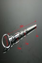 Flared Long Stainless Steel Penis Plug stainless steel male urethra wall sex toy1036101