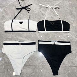 women bathing suits designer bikini swimsuit summer triangle applique sexy open swimsuits swim trunks two piece set women's clothing