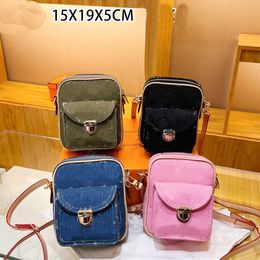 designer denim bag womens mini Camera bag Fairfax Pochette handbag fashion Wallet women shoulder crossbody bags Luxury Vintage flower tote Purse pouch Mobile phone