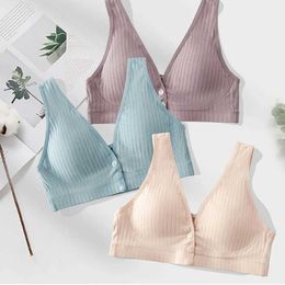 Maternity Intimates Cotton maternity care bra for pregnant women with thin and breathable buttons before breast feeding d240516