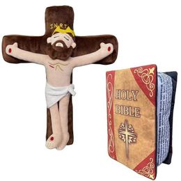 Stuffed Plush Animals 1/2Pcs New Jesus Toy Christ Religious Character Childrens Education Fill Doll Soft Gift Children Believers Q240515