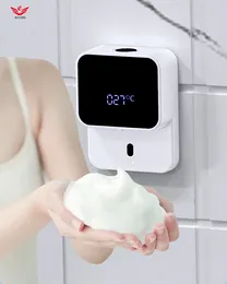 Liquid Soap Dispenser WETIPS Auto Foaming Sensor Foam Pump Touchless Wall Mount Dispensador Automatic Dispensers