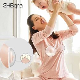 Breast Pads 1 piece of baby care breast pad silicone milk collector overflow milk container soft reusable care pad d240516