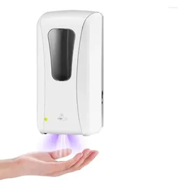 Liquid Soap Dispenser Touchless Wall-Mounted Automatic Induction Spray & 1000Ml Large Capacity For Bathroom Office