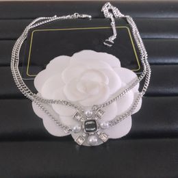 20style squisite designer collana perla piena di diamante placcata a pendente a base di ciondoli rotondi in oro placcata da 18k.