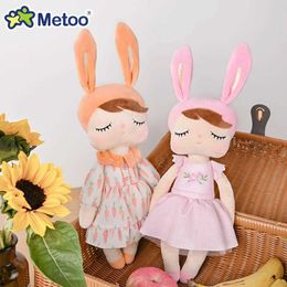 Stuffed Plush Animals 34CM Original Metoo Angela Doll Soft Cute Rabbit Toy Fill Childrens Girl Gift Brinquedos Q240515