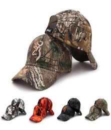 Browning Camo Baseball Cap Fishing Caps Men Outdoor Hunting Camouflage Jungle Hat Airsoft Tactical Hiking Casquette Hats3547892