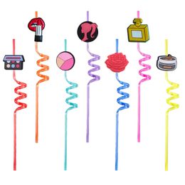 Drinking Sts Sts Makeup Themed Crazy Cartoon Christmas Party Favours Plastic For Pop Supplies Childrens Decoration Birthday Goodie Gift Otglw