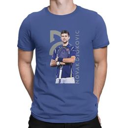 Men's T Shirt Djokovic Novak Printed Trendy Fashion Men's and Women's Sports Tennis Shoulder Star Catcher Running Breathable Easy Top