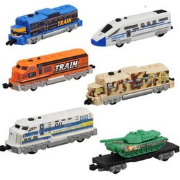 Diecast Model Cars High speed train carriage model rail car component DIY scene kit accessories childrens gift toys WX