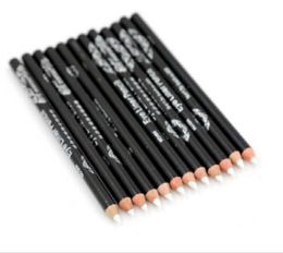 Whole White Eyeliner 12pcslot 1 Color Eyes Liner Pencil Waterproof Eye Liner Pencil Cosmetics Pencil9459375