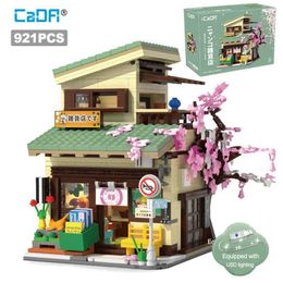 Other Toys Cada LED City Japanese style grocery store building blocks double-layer and double-layer building blocks toy toys childrens gifts S245163 S245163