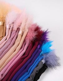 Bubble Chiffon Scarf Women Muslim Hijab Scarf Shawl Wrap Feather 10pcslot Beautiful Designer Popular Luxury12573574