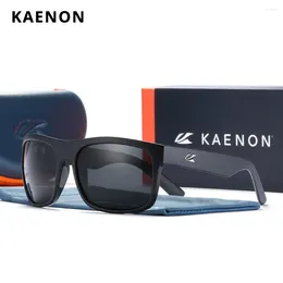 Sunglasses Brand Men Classic Polarised Luxury TR90 Square Eyewear Outdoor Fishing Sports Golf Sun Glasses With Case
