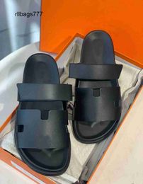 Home Oran Designer Chypre Sandals Genuine Leather Slippers Brown Black White Strap Footwear Comfort Casual Walking Lazy Slide
