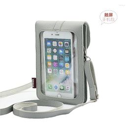 Bag Women's In Stock Lock PU Leather Mobile Phone Fashion Brand Full Of Mail