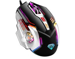 USB Gaming Mouse Wired G402 Ergonomic Optical 4 Adjustable 3200 DPI 6D Button LED Backlight Mice Gamer Light For Computer PC Lapto6460665