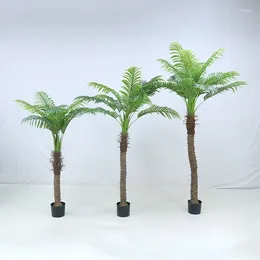 Decorative Flowers Simulated Coconut Tree Potted Plant