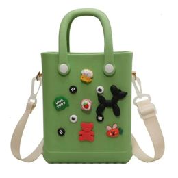 Spot EVA beach bag mini small size can be carried lifted and stored hole bag cross-border waterproof cartoon decorative bag 240516