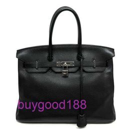 AA Briddkin Top Luxury Designer Totes Bag Stylish Trend Shoulder Bag 35 Bag Tote Clemence Black Silver Hardware _88687 Womens Handbag