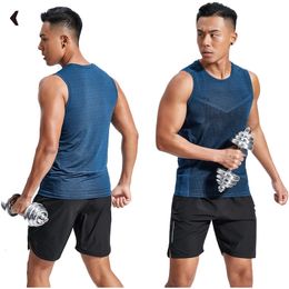 Bodybuilding Tank top Gyms Fitness sleeveless shirt Male clothing Fashion vest Undershirt plus size mens tank tops WM0601 240516