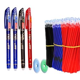 26 PcsSet Kawaii Erasable Pens 035mm Gel Pen Waterproof Ink Stationery School Writing supplies for Notebook Office Student 240511