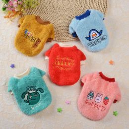 Dog Apparel Winter Pet Clothes For Dogs Coat Plush Sweater Pets Warm Comfortable Cute Cat