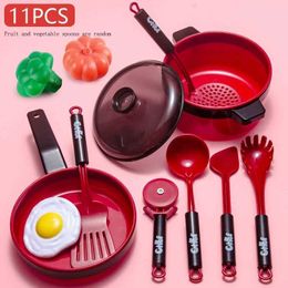 Kitchens Play Food 11 educational toys simulation games plastic kitchen toy sets cutting fruits and vegetables food game house simulation toys girl toys S24516