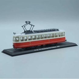 Diecast Model Cars 1 87 Scale German TW4 Herbrand/A EGG tram light rail train simulation model collection boy toy gift display Organiser WX