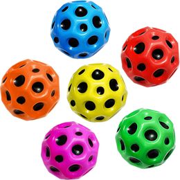 olid porous bouncing space ball ultra-high popular bouncing ball to improve hand eye coordination childrens toy bouncing ball S516